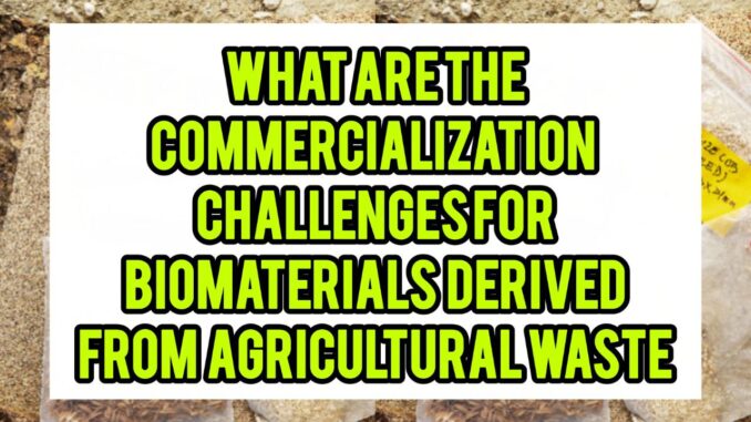 What Are The Commercialization Challenges For Biomaterials Derived From Agricultural Waste What Are The Commercialization Challenges For Biomaterials Derived From Agricultural Waste