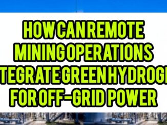 How Can Remote Mining Operations Integrate Green Hydrogen For Off-Grid Power