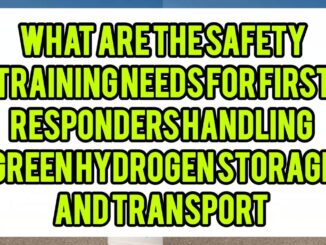 What Are The Safety Training Needs For First Responders Handling Green Hydrogen Storage And Transport