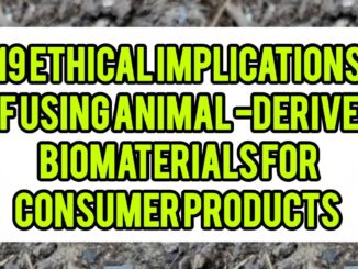 19 Ethical Implications Of Using Animal-Derived Biomaterials For Consumer Products